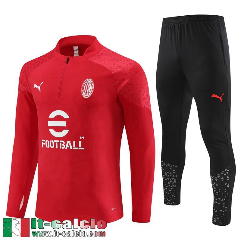 AC Milan Tute Calcio rosso Uomo 2023 2024 TG913