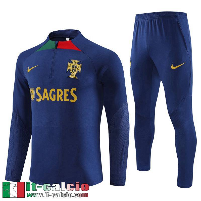 Portogallo Tute Calcio blu navy Uomo 2023 2024 TG921