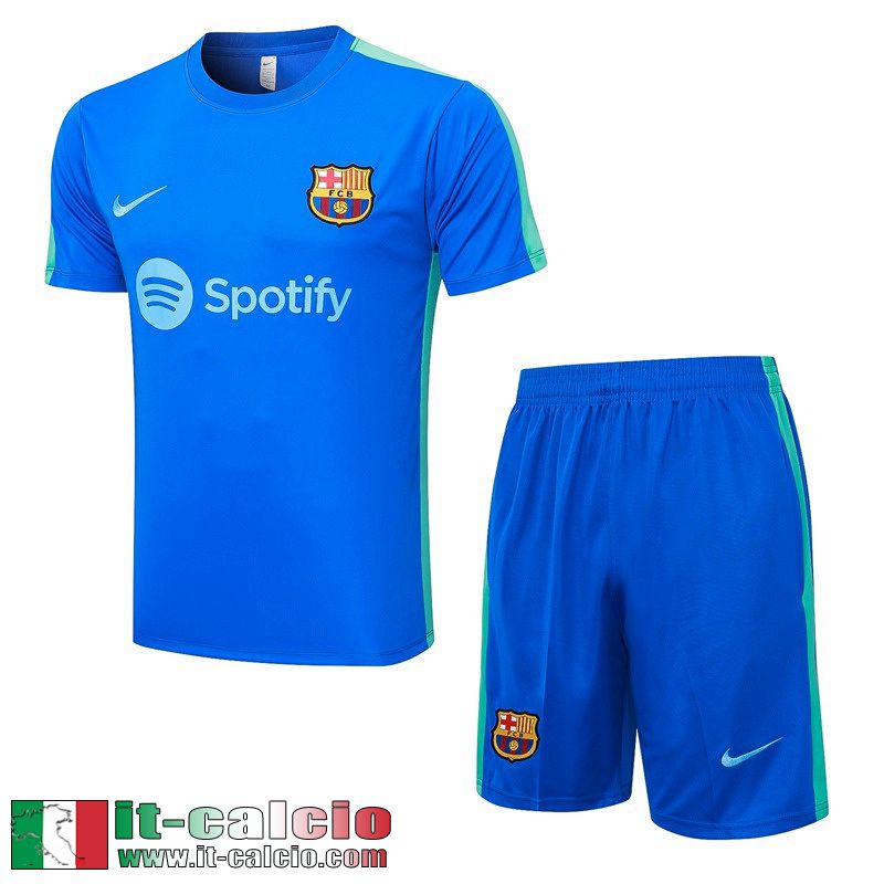 Barcellona Tute Calcio T Shirt blu Uomo 2023 2024 TG944