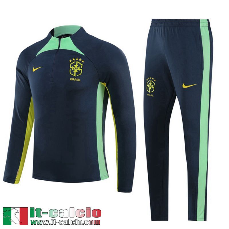 Brasile Tute Calcio blu Uomo 2023 2024 TG984