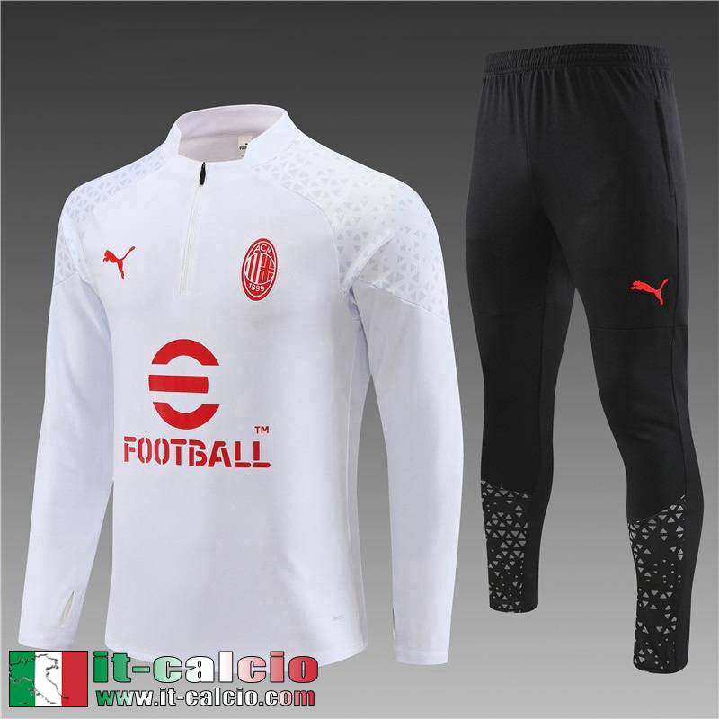 AC Milan Tute Calcio Bianco Bambini 2023 2024 TK688