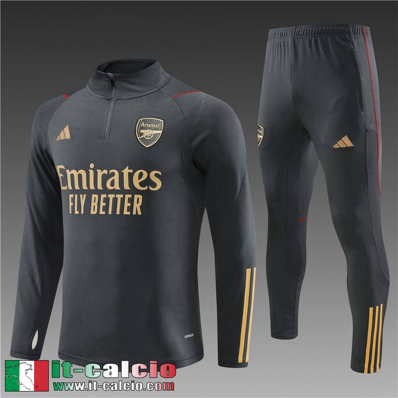 Arsenal Tute Calcio grigio Bambini 2023 2024 TK689