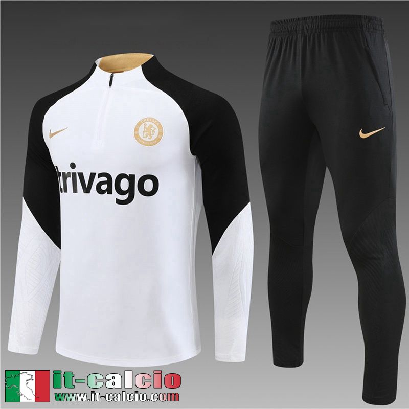 Chelsea Tute Calcio Bianco Bambini 2023 2024 TK691