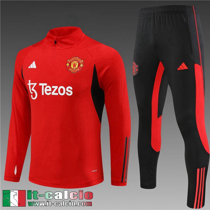 Manchester United Tute Calcio rosso Bambini 2023 2024 TK694