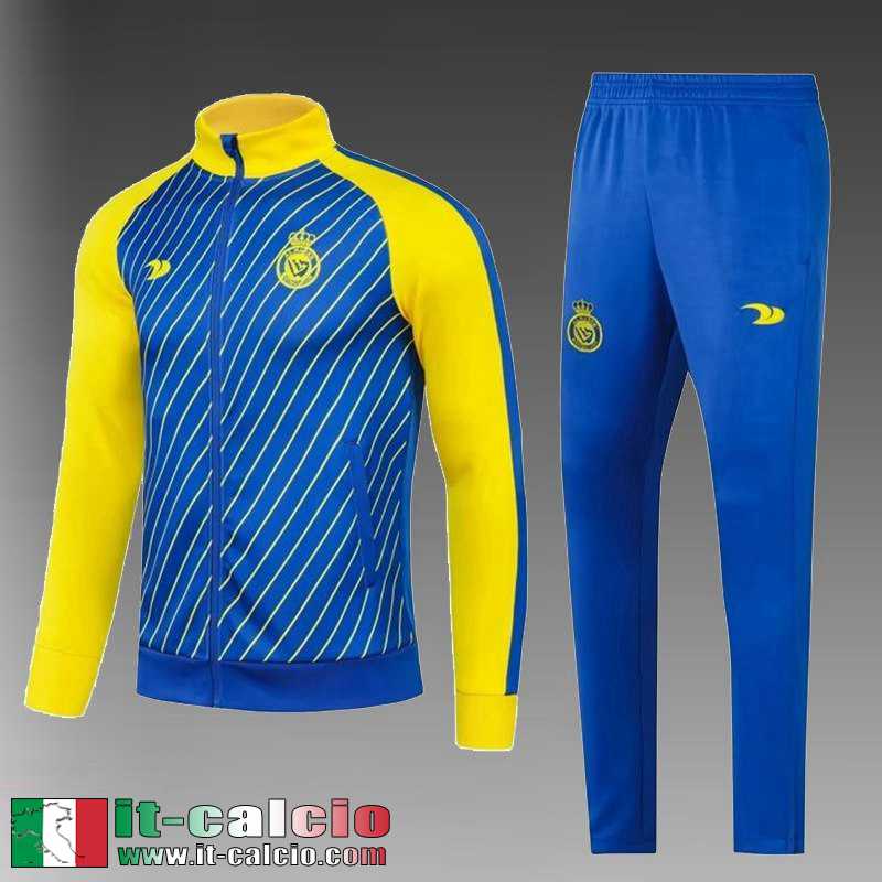 Al-Nassr Full-Zip Giacca blu Bambini 2023 2024 TK699