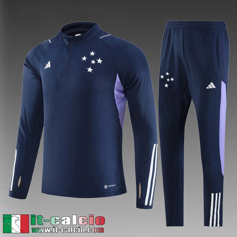 Cruzeiro Tute Calcio blu navy Bambini 2023 2024 TK702