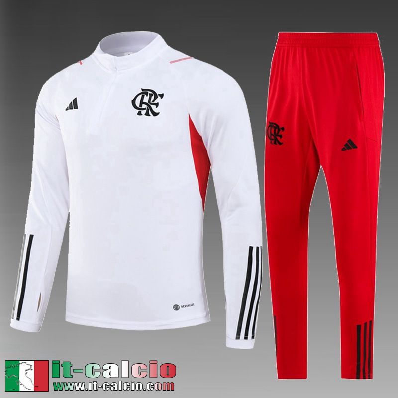 Flamengo Tute Calcio Bianco Bambini 2023 2024 TK704