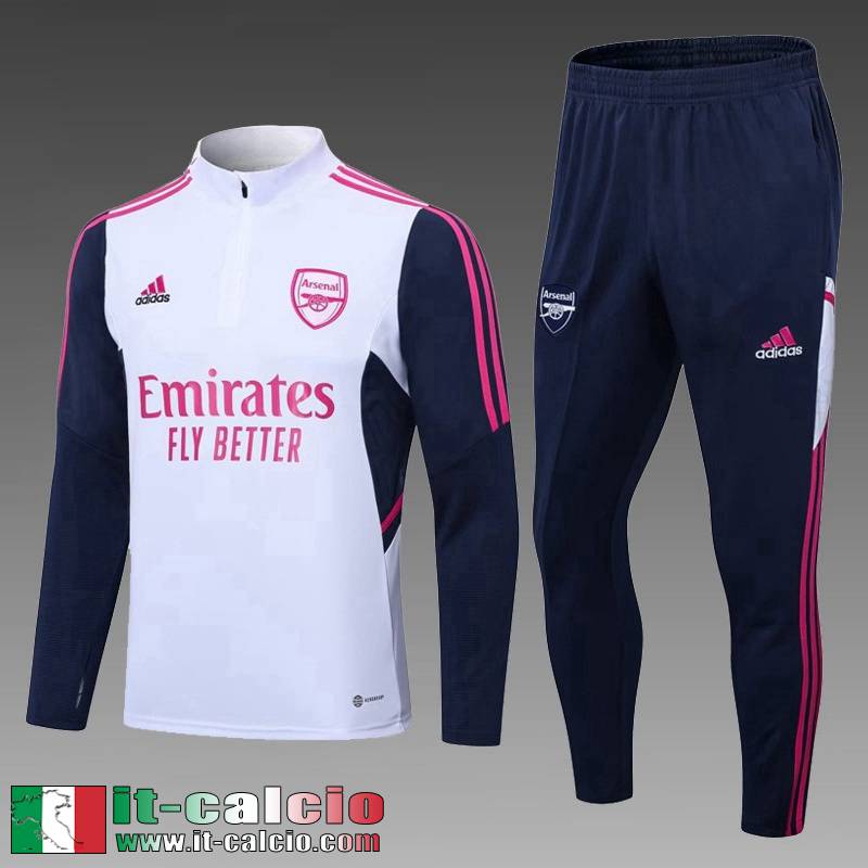 Arsenal Tute Calcio Bianco Bambini 2023 2024 TK664