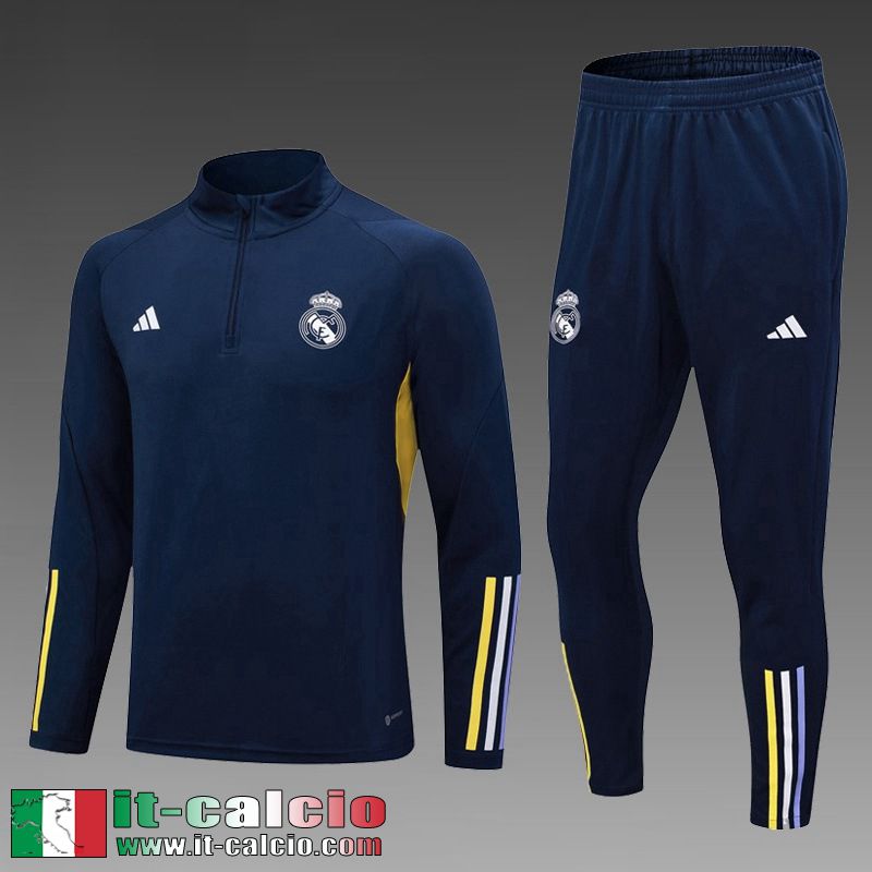 Real Madrid Tute Calcio blu navy Bambini 2023 2024 TK667