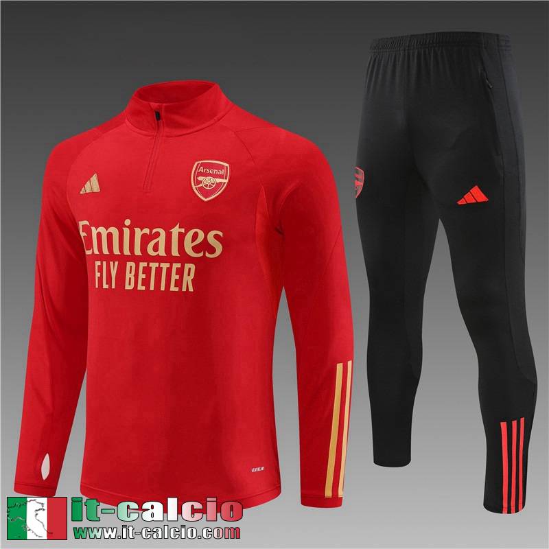 Arsenal Tute Calcio rosso Bambini 2023 2024 TK683