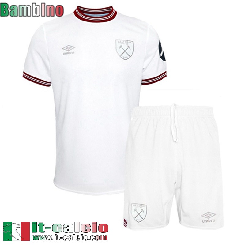 West Ham United Maglia Calcio Seconda Bambini 2023 2024