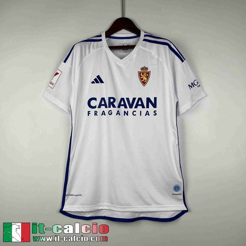 Zaragoza Maglia Calcio Prima Uomo 2023 2024