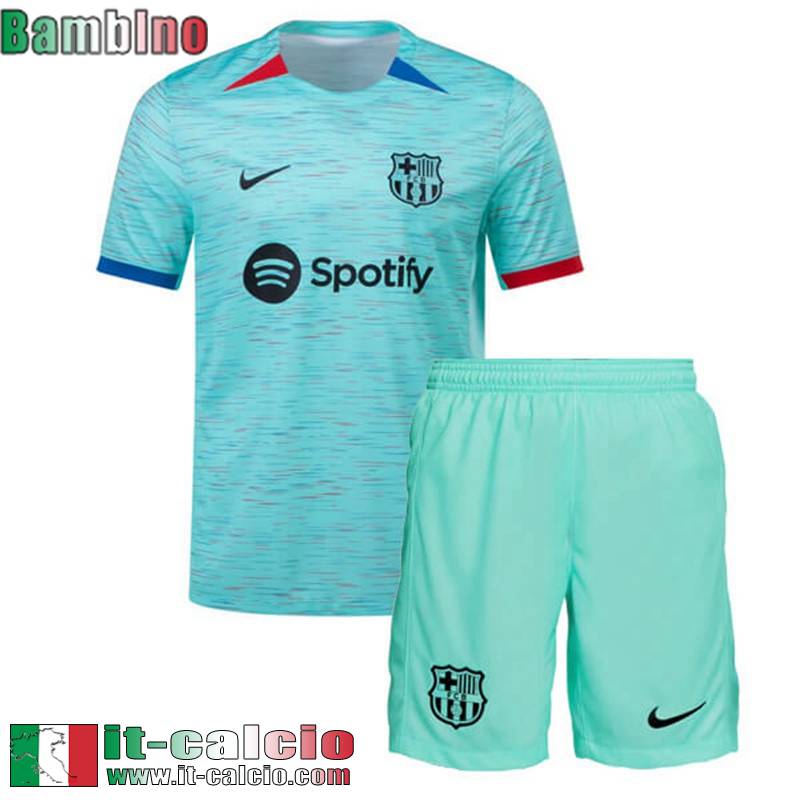 Barcellona Maglia Calcio Terza Bambini 23 24