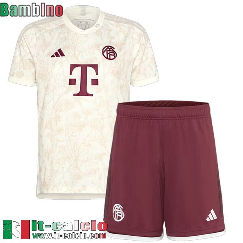 Bayern Monaco Maglia Calcio Terza Bambini 23 24