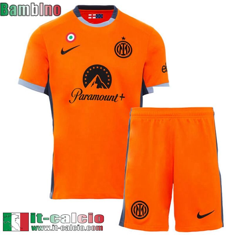 Inter Milan Maglia Calcio Terza Bambini 23 24