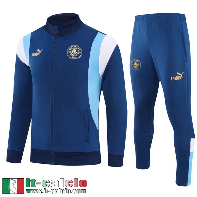 Manchester City Full-Zip blu Uomo 23 24 B18