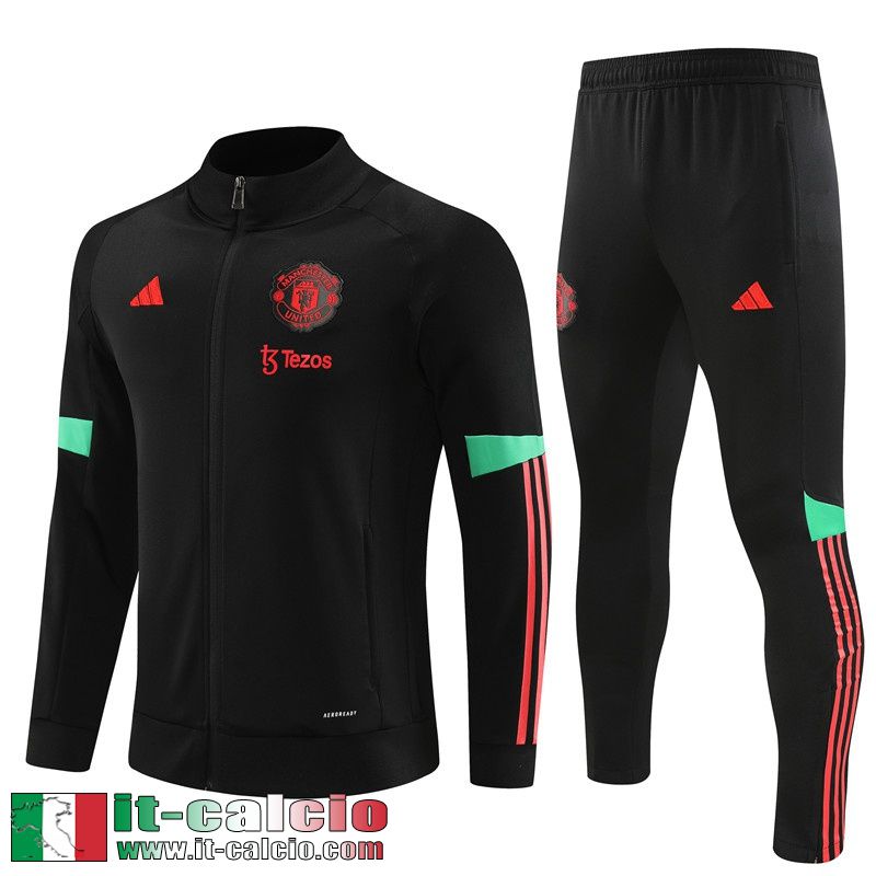 Manchester United Full-Zip nero Uomo 23 24 B33