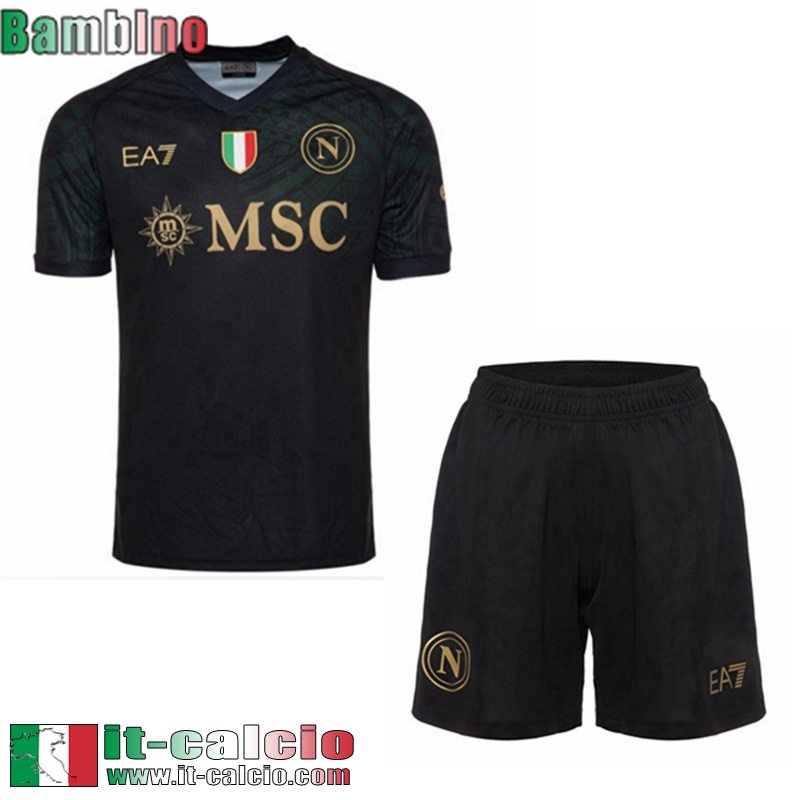 Nap0li Maglia Calcio Terza Bambini 23 24