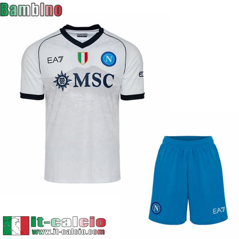 Nap0li Maglia Calcio Seconda Bambini 23 24