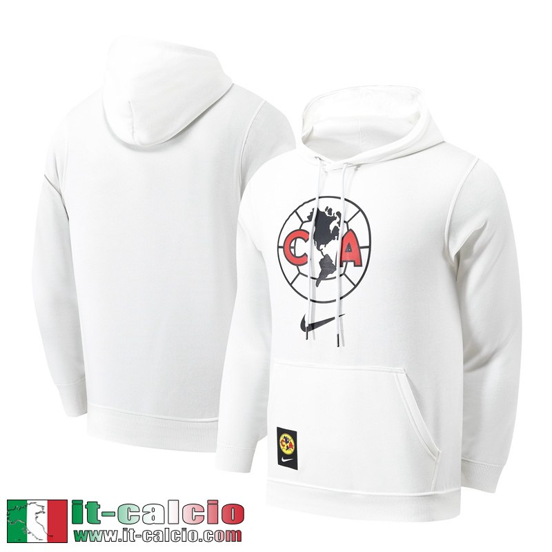 America Felpa Sportswear Bianco Uomo 23 24 F02