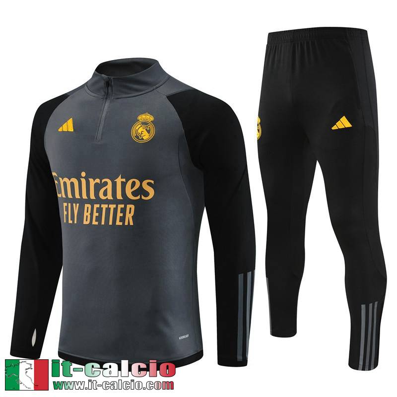 Real Madrid Tute Calcio grigio Uomo 23 24 A04