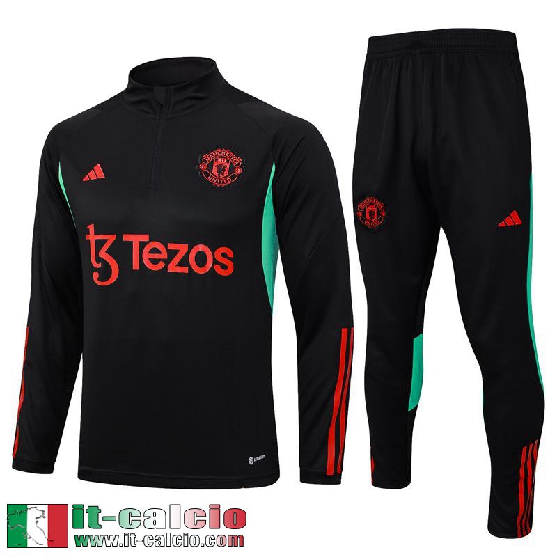 Manchester United Tute Calcio nero Uomo 23 24 A11