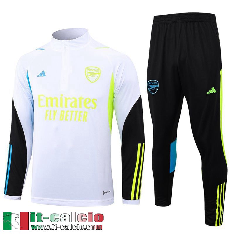 Arsenal Tute Calcio Bianco Uomo 23 24 A13