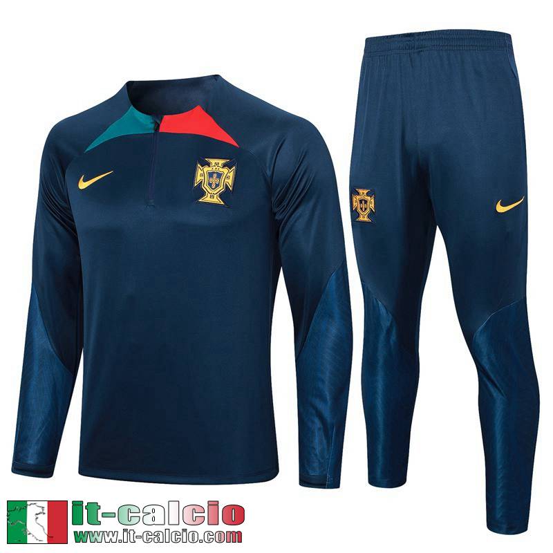 Portogallo Tute Calcio blu navy Uomo 23 24 A29