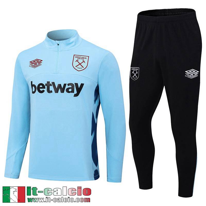 West Ham United Tute Calcio azzurro Uomo 23 24 A47