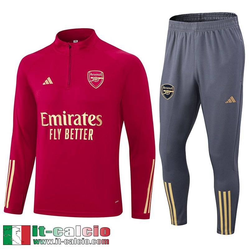 Arsenal Tute Calcio rosso Uomo 23 24 A53