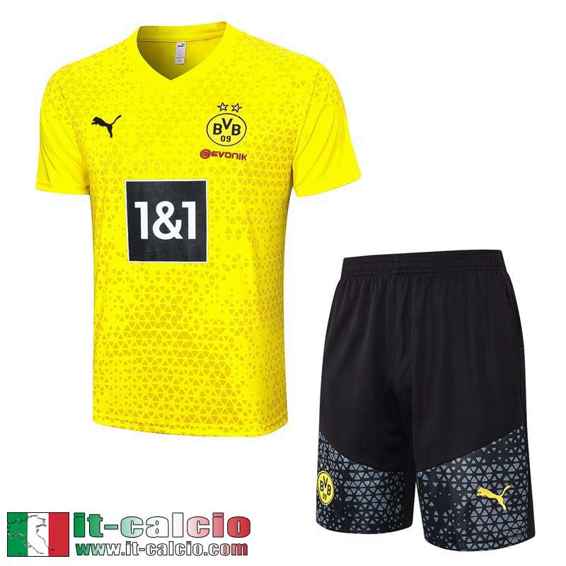 Dortmund Tute Calcio T Shirt giallo Uomo 23 24 A63