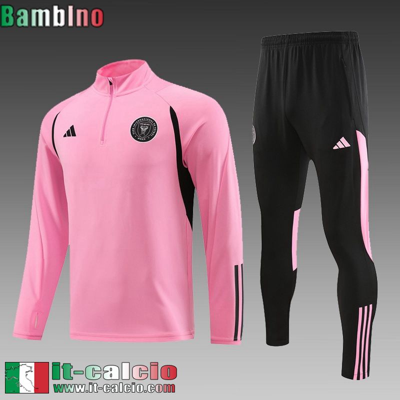 Inter Miami Tute Calcio + PANTALONI rosa Bambini 23 24 C03