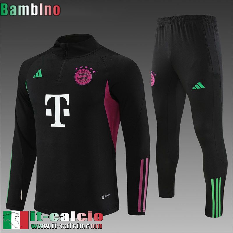 Bayern Monaco Tute Calcio + PANTALONI nero Bambini 23 24 C10