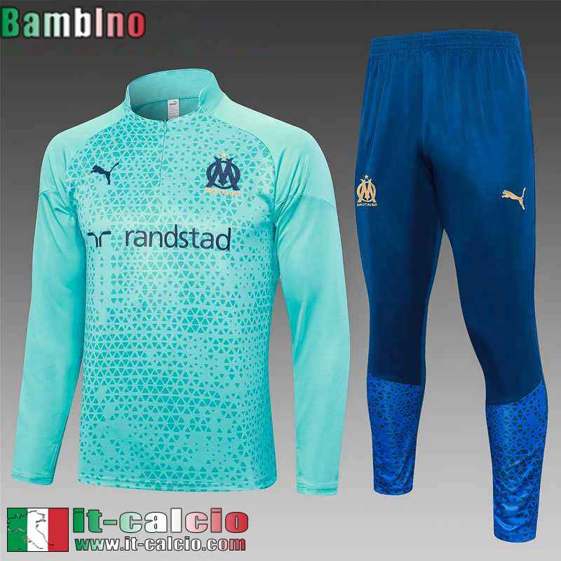 Marsiglia Tute Calcio + PANTALONI azzurro Bambini 23 24 C25