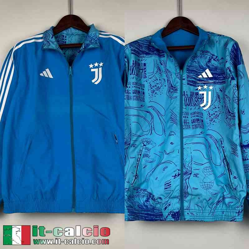 Juventus Giacca a vento Reversible blu-azzurro Uomo 23 24 D117