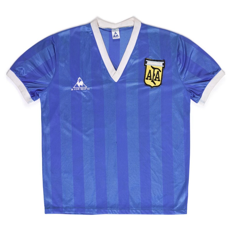 Argentina Retro Maglia Calcio Seconda Uomo 1986 FG9-6