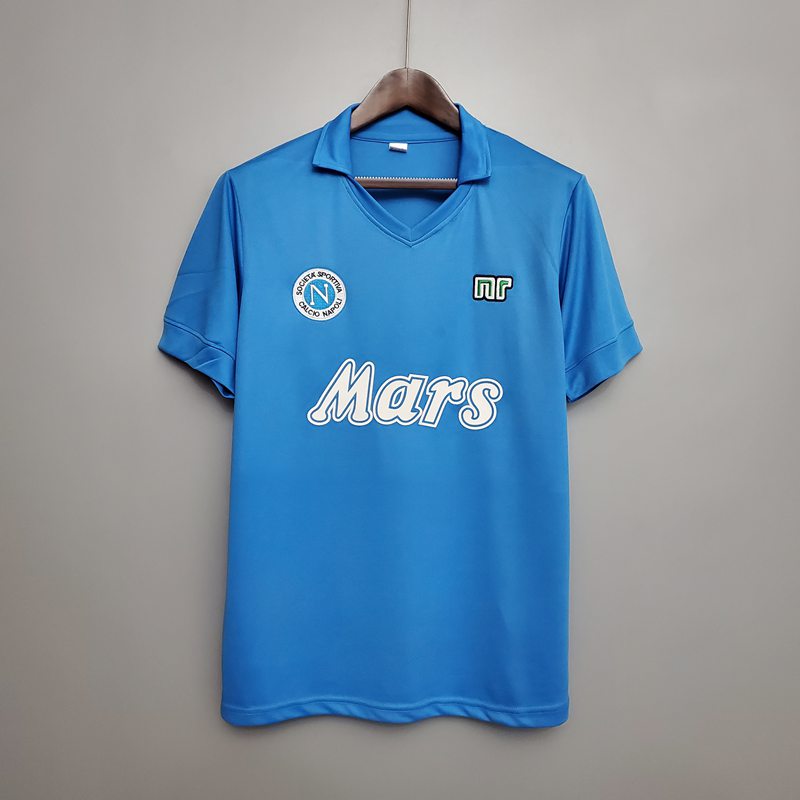 Napoli Retro Maglia Calcio Prima Uomo 88 89 FG10.63