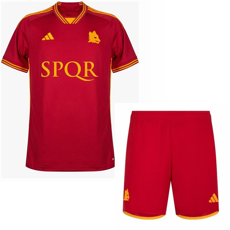 SPQR AS Roma Maglia Calcio Prima Bambini 2023 2024