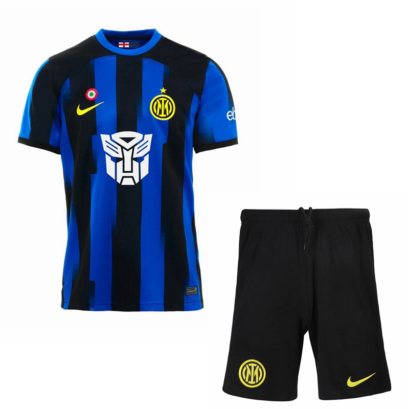 Transformers Inter Milan Maglia Calcio Prima Bambini 2023 2024