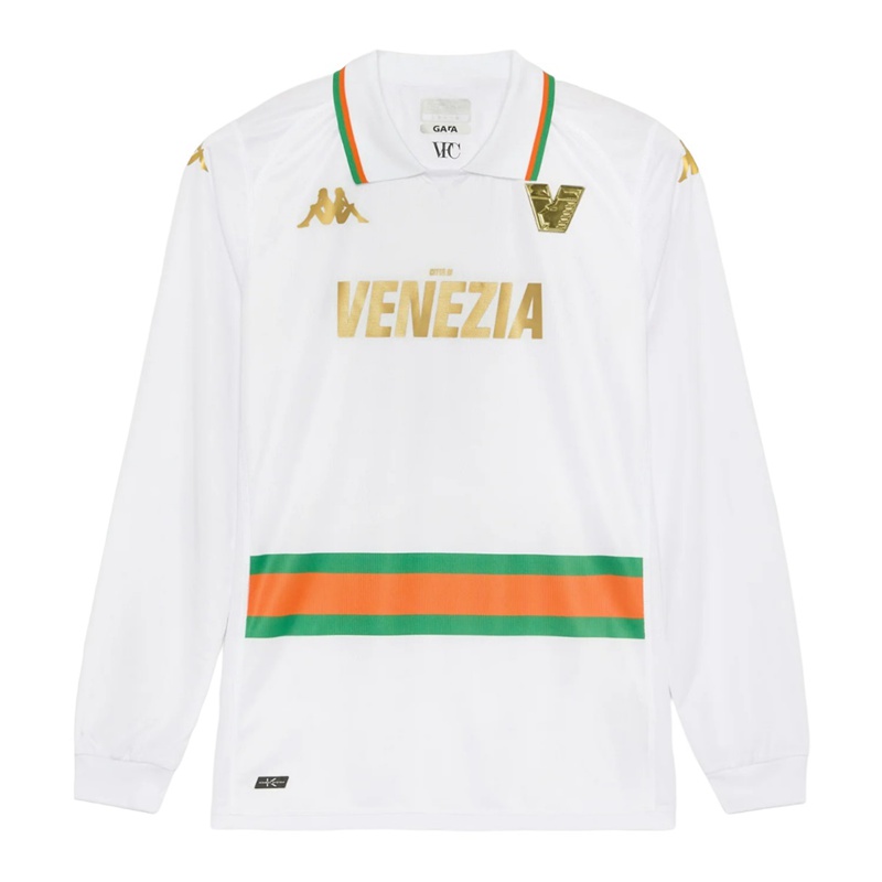 Venezia Maglia Calcio Seconda Manga Larga Uomo 2023 2024