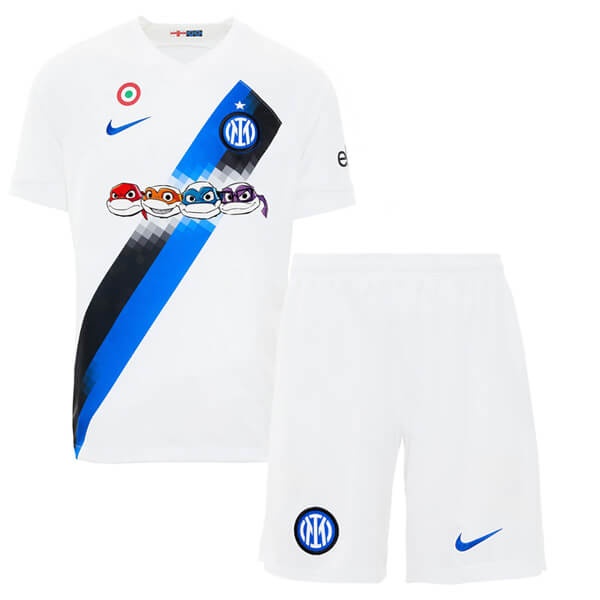 Ninja Inter Milan Maglia Calcio Seconda Bambini 2023 2024