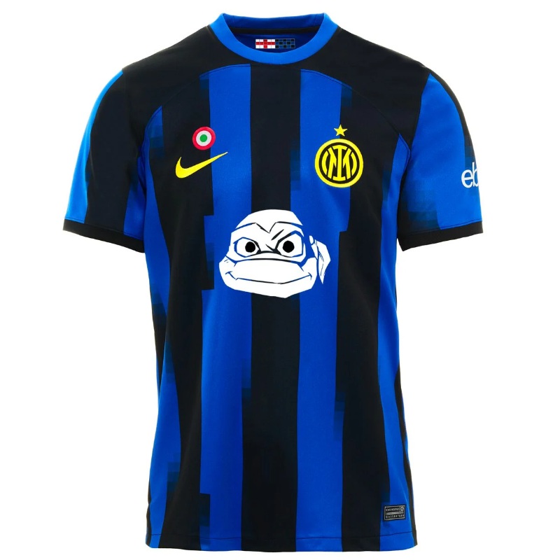 Tartarughe Ninja Inter Milan Maglia Calcio Prima Uomo 2023 2024